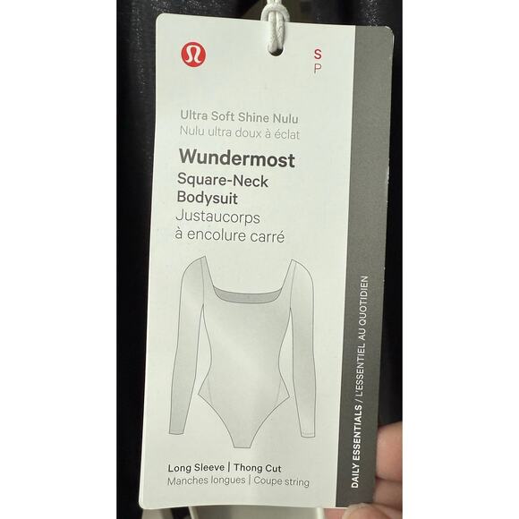 Lululemon Wundermost Nulu Square-Neck Long-Sleeve Bodysuit Small LW3INRS NWT - Picture 15 of 16